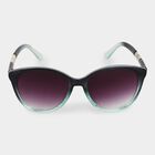 Women's Black Plastic Sunglasses, , small