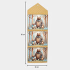 Beige Polyester Wall Hanging Organiser, , small image number null