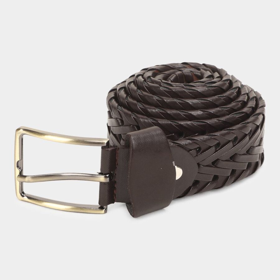 Men's Brown Polyurethane Casual Belt, , large image number null