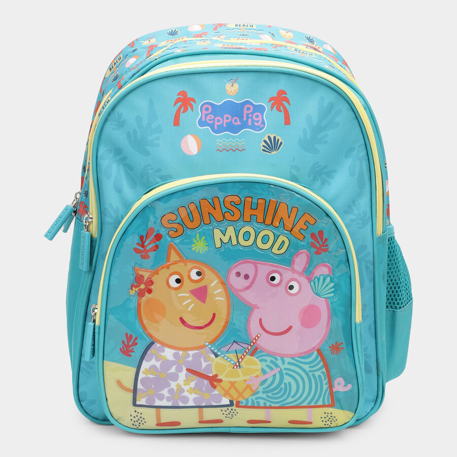 Peppa Pig Printed Fabric Backpack, , large