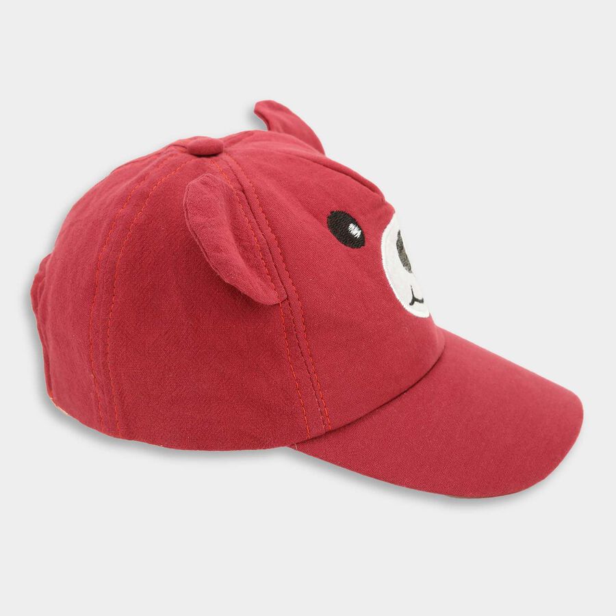Kids' Red Fabric Cap, , large image number null