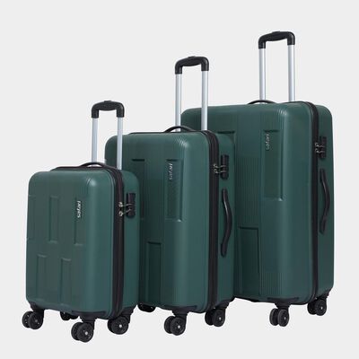 8-Wheel Polypropylene Hard Case Trolley, Set of 3