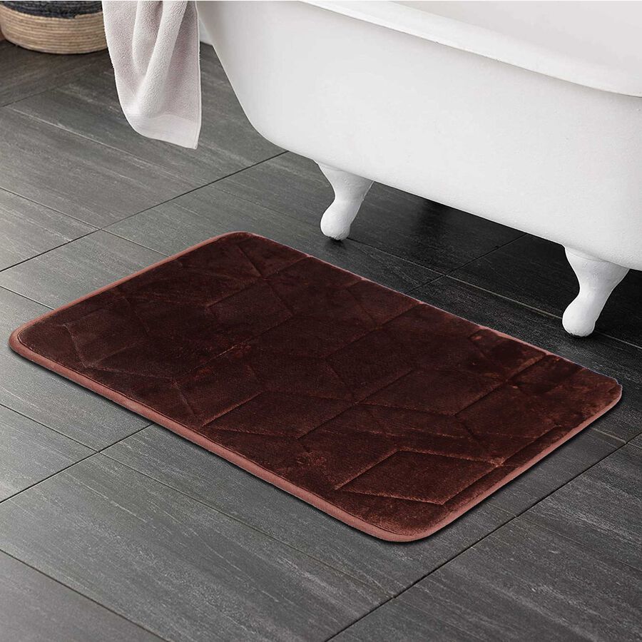 Anti-Skid Absorbent Polyester Bath Mat, , large image number null