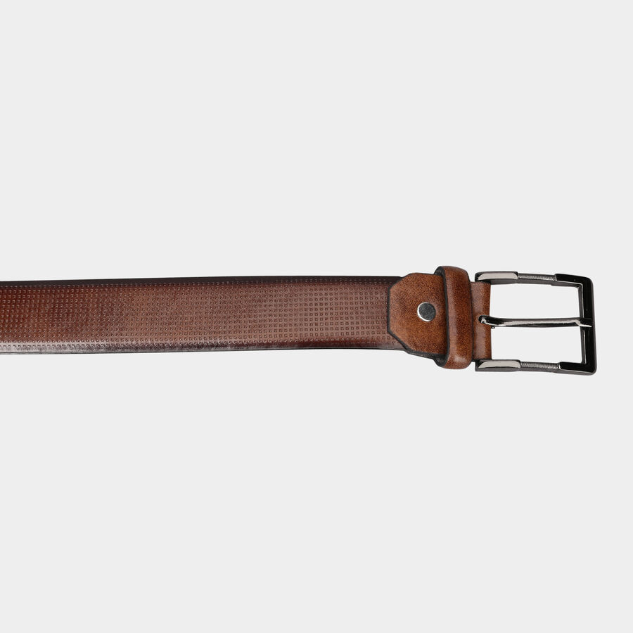 Men's Brown Polyurethane Casual Belt, , large image number null