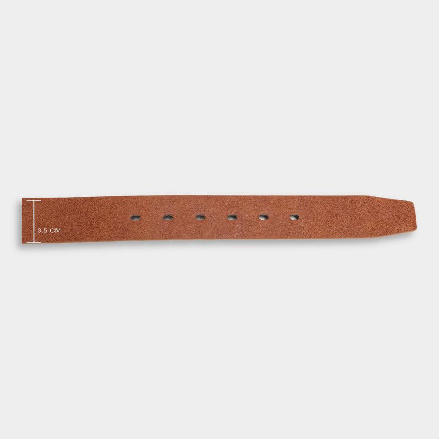 Men's Tan Polyurethane Formal Belt, , large image number null