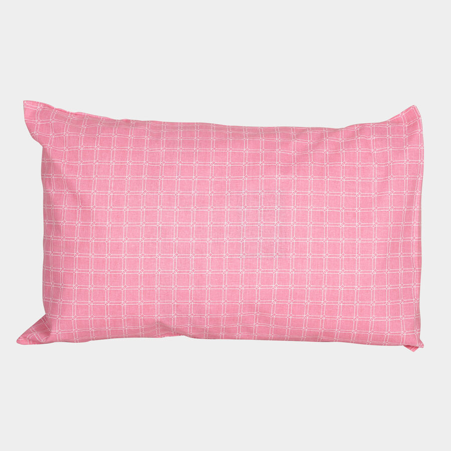 Pink Cotton Blend Pillow Cover, , large image number null