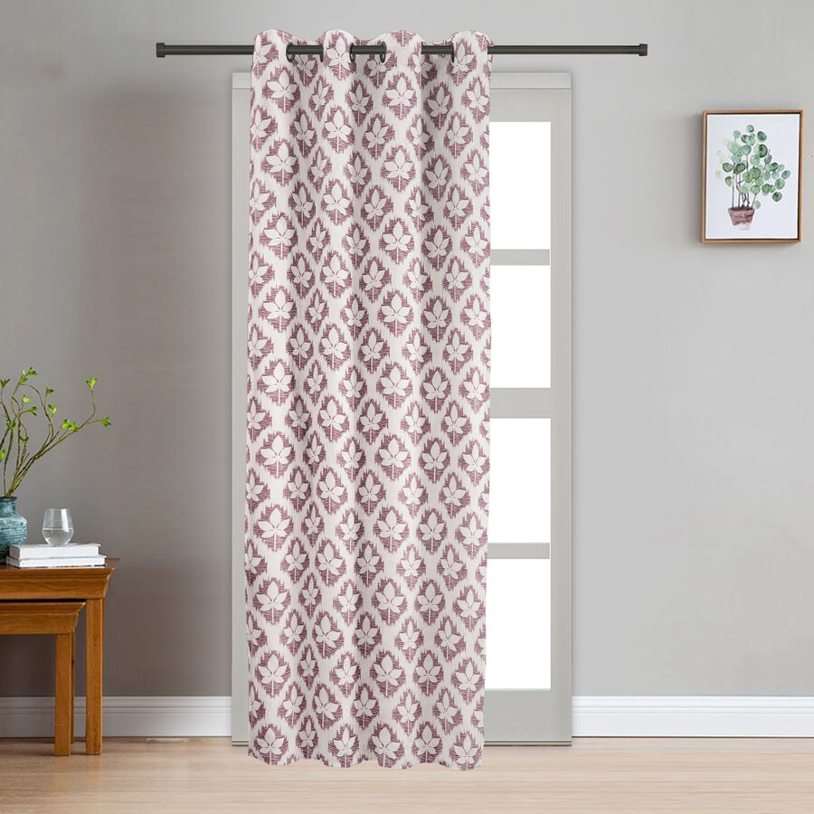 E 7 ft. Purple Polyester Curtain, , large image number null
