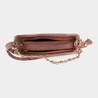 Brown Woman's Polyurethane Bag, , small