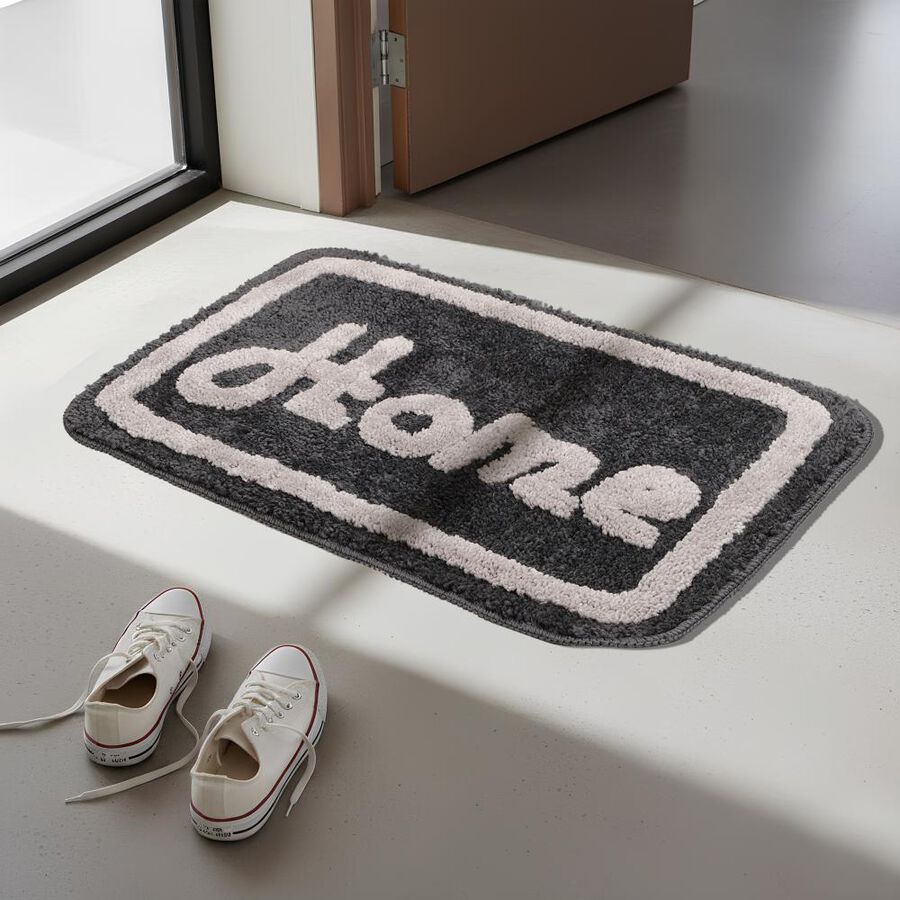 Anti-Skid Polyester Bath Mat, Set of 2, , large