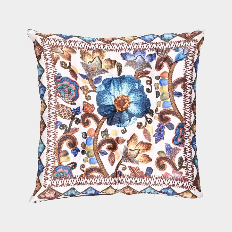 Blue Microfiber Cushion, , large image number null