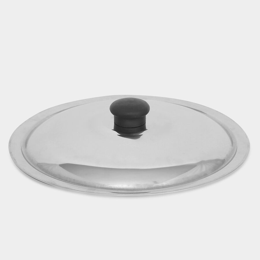 Stainless Steel Multi Purpose Lid (Cover) With Knob - 24.5cm, , large image number null