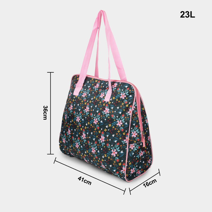 Dark Green Women's Printed Duffle Bag, , large image number null