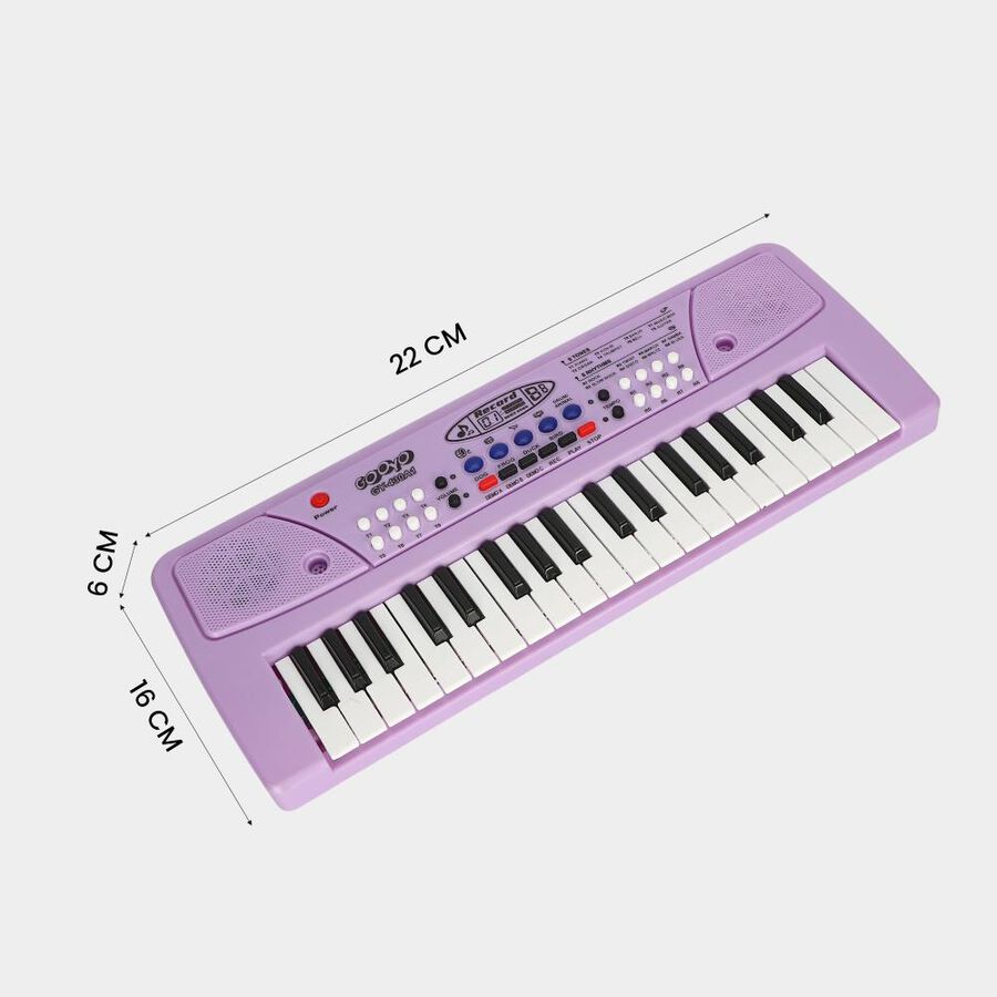 Gooyo Electronic Keyboard with Microphone (Plastic), , large