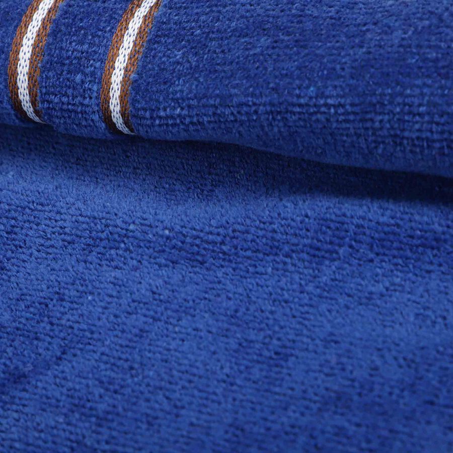 370 GSM Blue Cotton Hand Towel, , large image number null