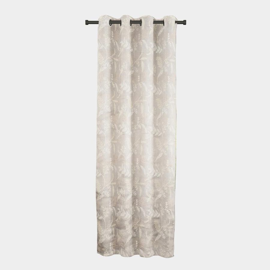 7ft. Grey Polyester Curtain, , large