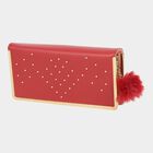 Women's Polyurethane Zipper Hand Pouch, , small image number null
