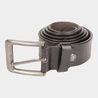 Men's Leather Casual Belt, Size 36, Smooth/Plain, , small image number null