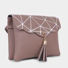 Women's Tan Polyurethane Sling Bag, , small image number null