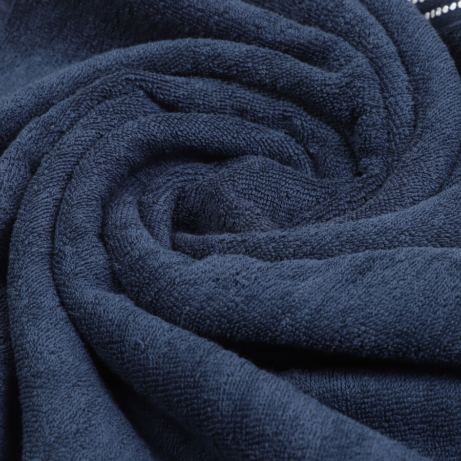 370 GSM Navy Blue Cotton Bath Towel, , large image number null