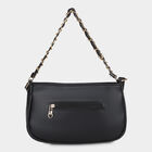Woman's Black Polyurethane Bag, , small
