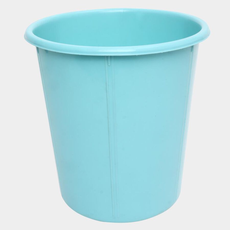 10LLight Green Plastic Dustbin, , large
