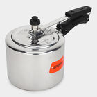 Aluminium pressure cooker 3L, anti bulge base, ISI mark, , small