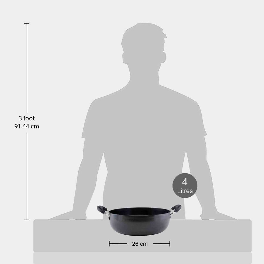 4 L Non-Stick Kadhai, , large image number null