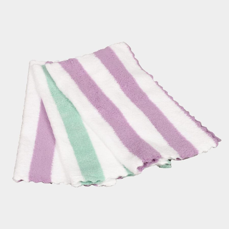 240 GSM Purple | Green Microfiber Face Towel, , large image number null