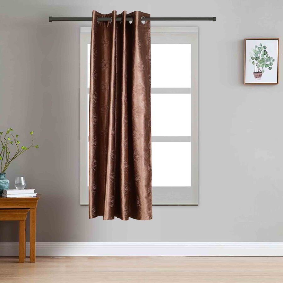 5ft. Brown Window Curtain, , large image number null