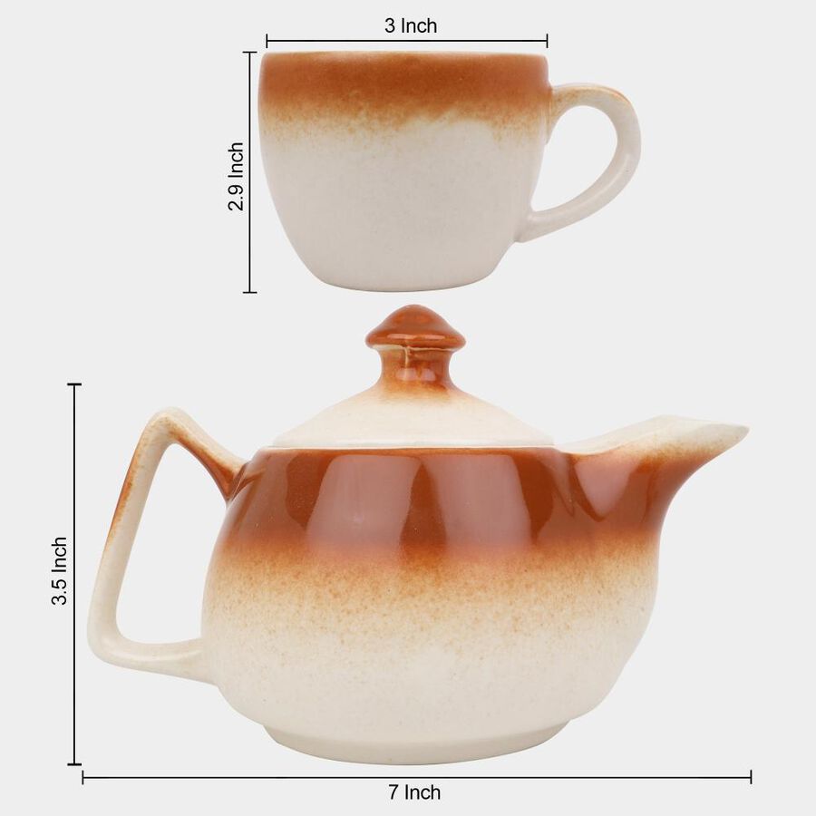 5 Pcs. Stoneware Tea Set, , large image number null