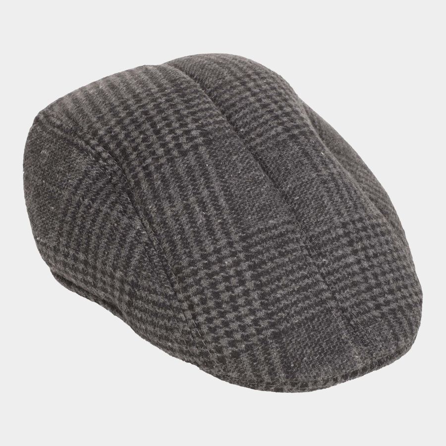 Acrylic/Wool Men Men Cap, Grey, , large image number null