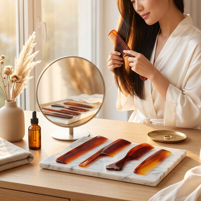 Plastic Comb Set of 5