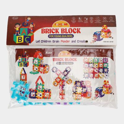 Kid's 36 Pieces Educational Construction Toy Set
