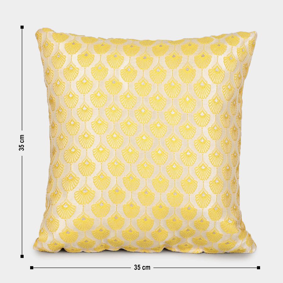 Yellow Microfiber Cushion, , large image number null