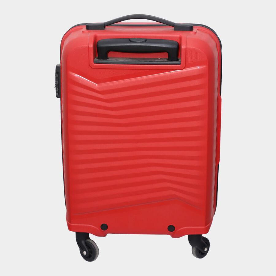 4-Wheel Red PVC Matee Hard Case Trolley, Small + Medium, , large image number null