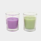 Votive Glass Candle Set of 2, , small