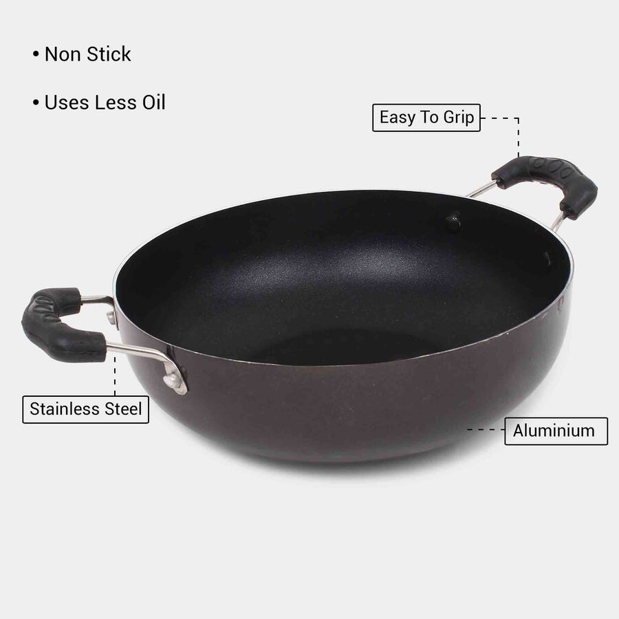 नॉन स्टिक कढ़ाई - 24cm (1.5 लीटर), , large image number null