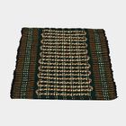 Green Polyester Cotton Door Mat, , small image number null