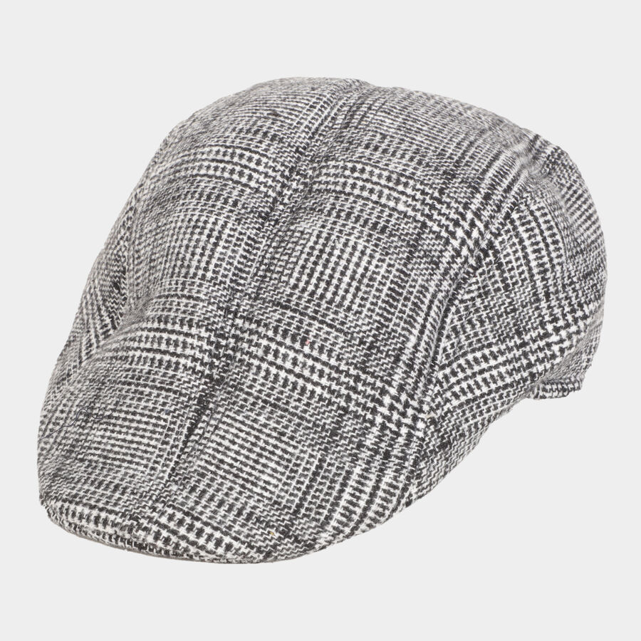 Men's Grey Acrylic Cap, , large image number null