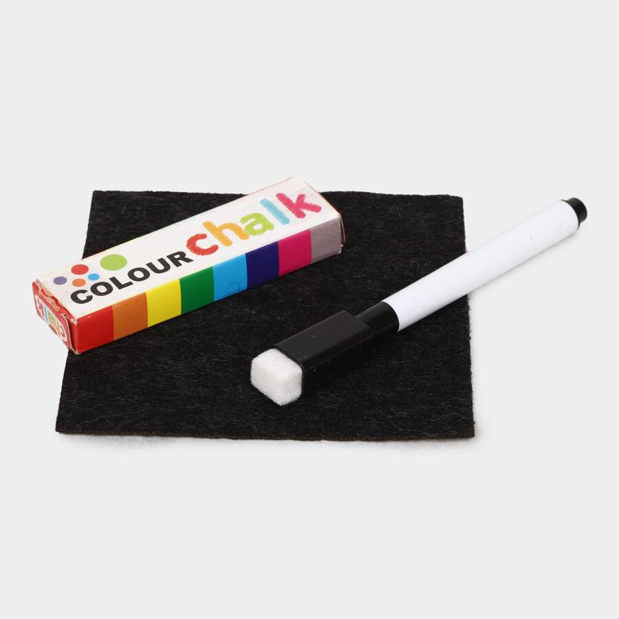 Kid's 2 In 1 White Board With Marker And Duster, , large image number null