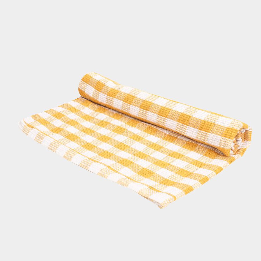 220 GSM Yellow Cotton Blend Bath Towel, , large image number null