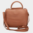 Women Plain Tan Sling Bag, , small image number null