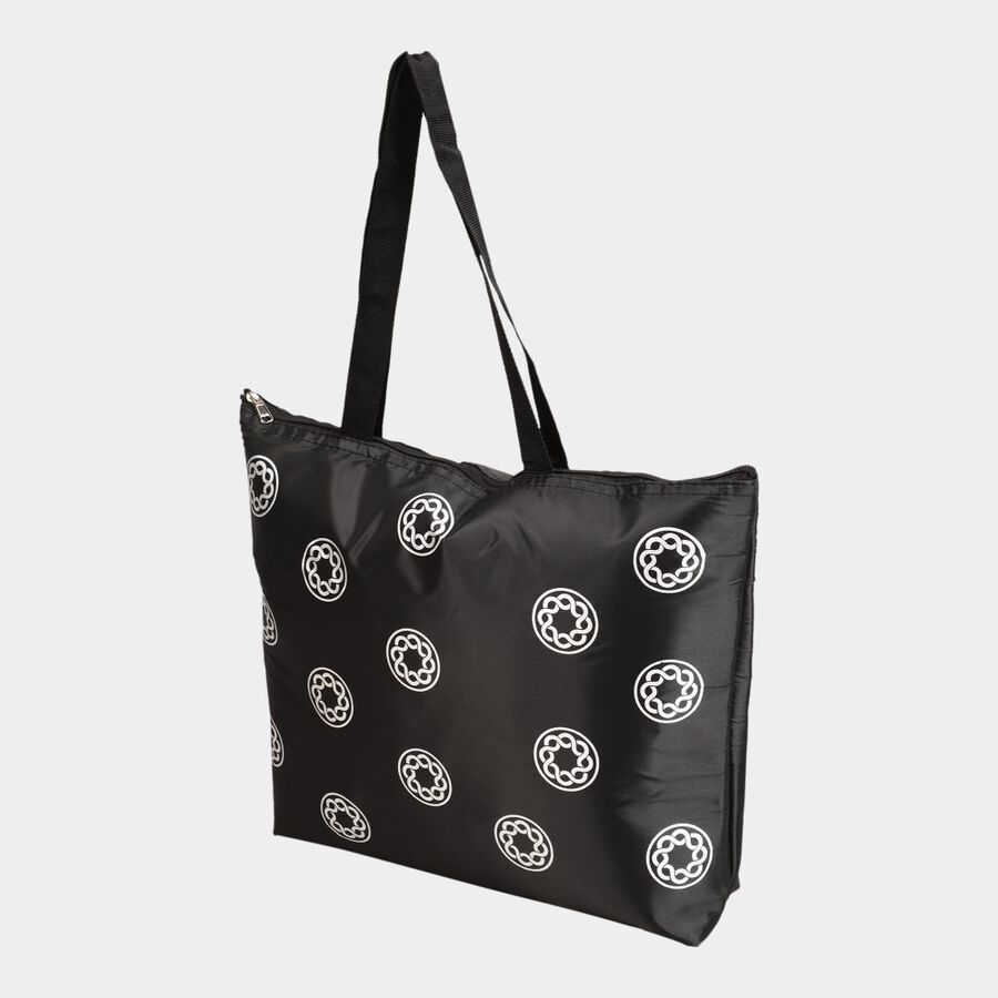 Women's Black Fabric-Polyester Tote Bag, , large image number null