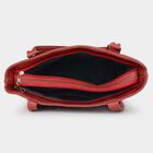 Women's Maroon Polyurethane Tote Bag, , small image number null