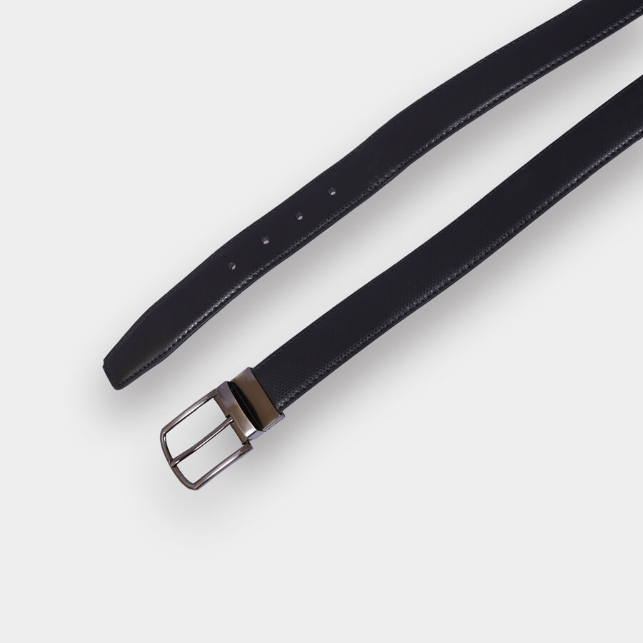 Men Formal Black Belt (32 in.), , large image number null