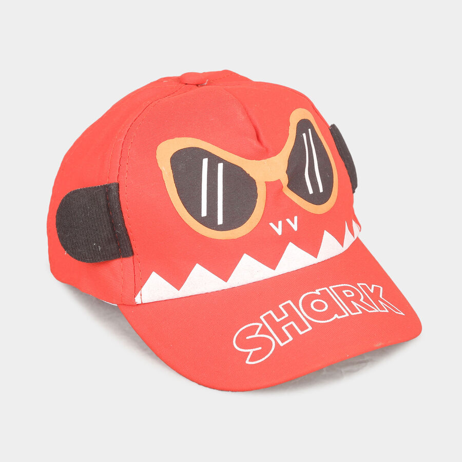 Kids' Red Nylon/Polyester Cap, , large image number null