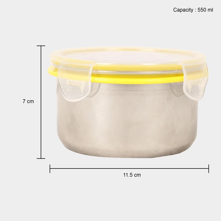 550 ml Air-Tight Steel Container, , large image number null