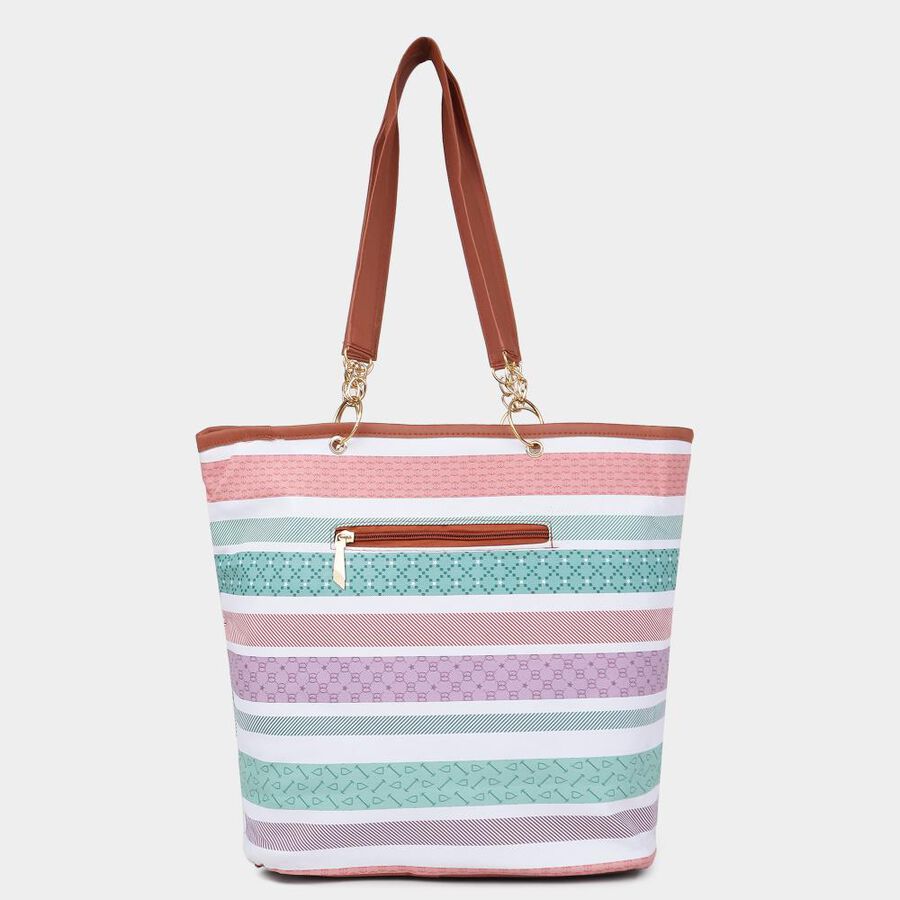 Women's Multicolour Polyurethane Tote Bag, , large image number null