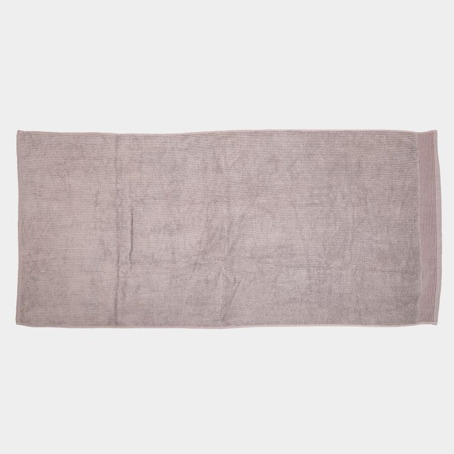 370 GSM Grey Cotton Bath Towel, , large