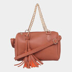 Women's Polyurethane Zipper Sling Bag, , small image number null